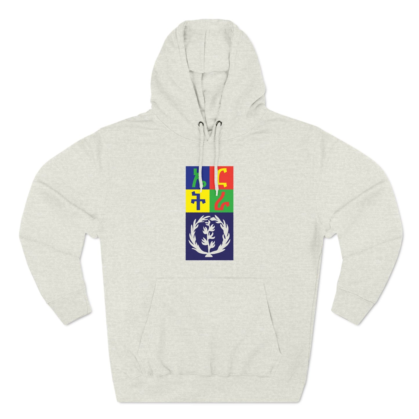 Three-Panel Fleece Hoodie